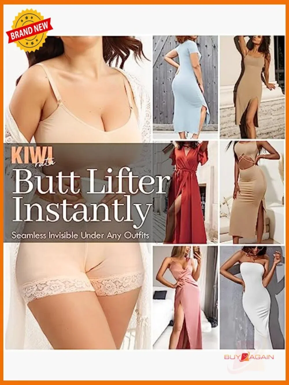 Butt Lifter Lace Padded Panties Shapewear High Rise Boyshort